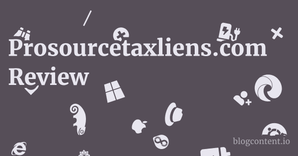 Prosourcetaxliens.com Review 1 by Partners
