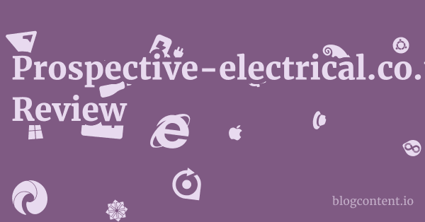 Prospective-electrical.co.uk Review 1 by Partners