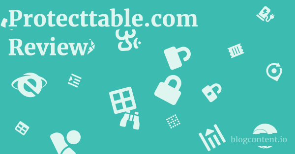 Protecttable.com Review 1 by Partners