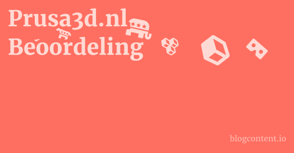 Prusa3d.nl Beoordeling 1 by Partners