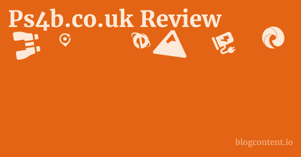 Ps4b.co.uk Review 1 by Partners