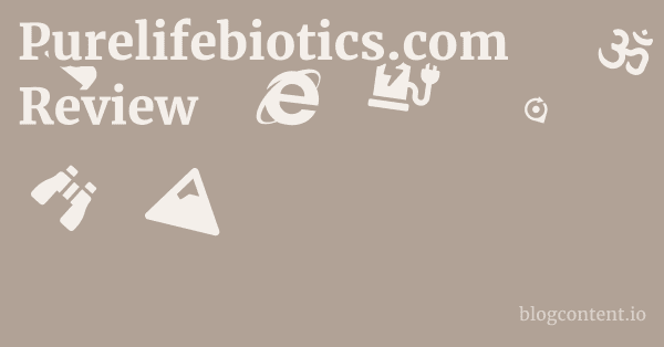 Purelifebiotics.com Review 1 by Partners