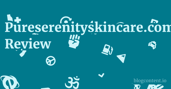 Pureserenityskincare.com Review 1 by Partners