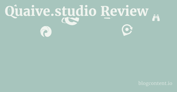 Quaive.studio Review 1 by Partners