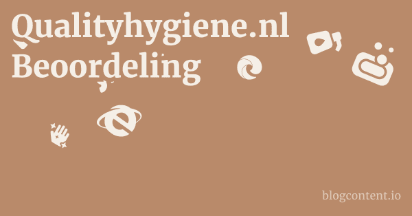 Qualityhygiene.nl Beoordeling 1 by Partners
