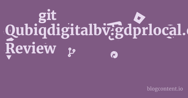 Qubiqdigitalbv.gdprlocal.com Review 1 by Partners