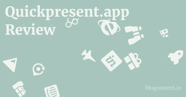 Quickpresent.app Review 1 by Partners