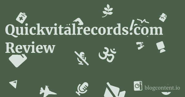 Quickvitalrecords.com Review 1 by Partners