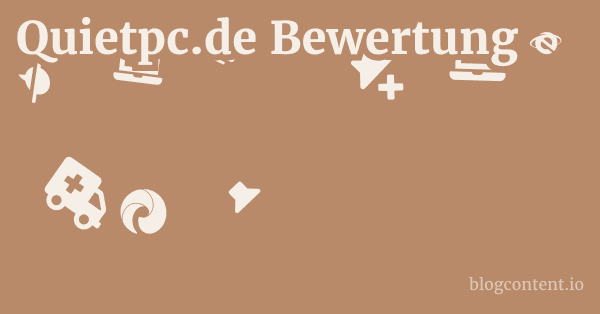 Quietpc.de Bewertung 1 by Partners