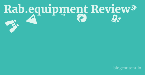 Rab.equipment Review 1 by Partners
