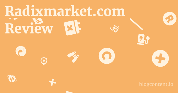 Radixmarket.com Review 1 by Partners