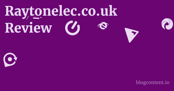 Raytonelec.co.uk Review 1 by Partners