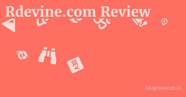 Rdevine.com Review 1 by Partners
