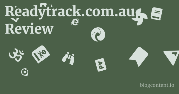 Readytrack.com.au Review 1 by Partners