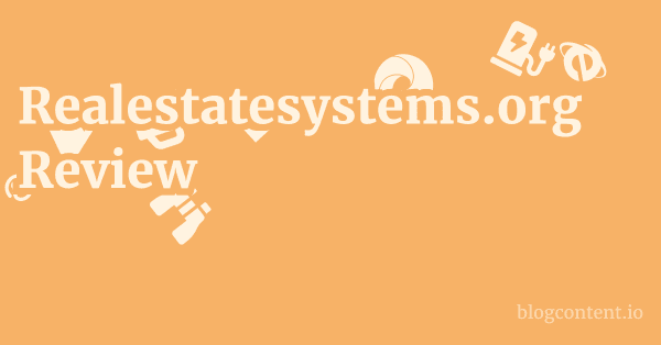 Realestatesystems.org Review 1 by Partners