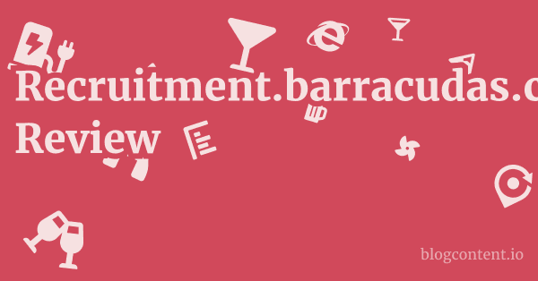 Recruitment.barracudas.co.uk Review 1 by Partners