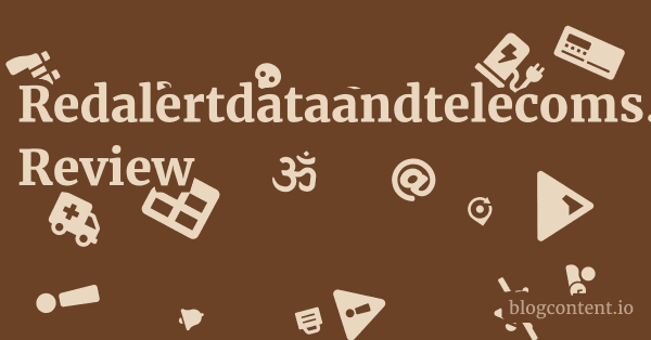 Redalertdataandtelecoms.com Review 1 by Partners