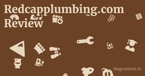 Redcapplumbing.com Review 1 by Partners