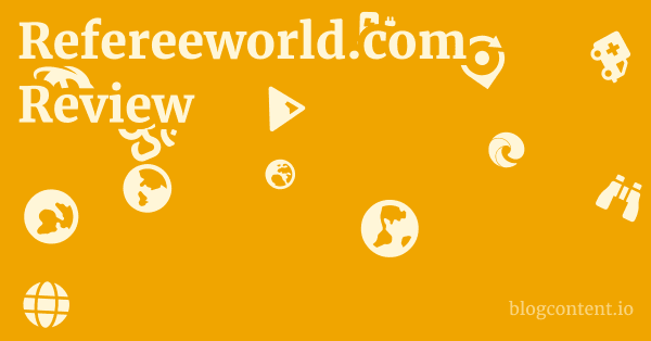 Refereeworld.com Review 1 by Partners