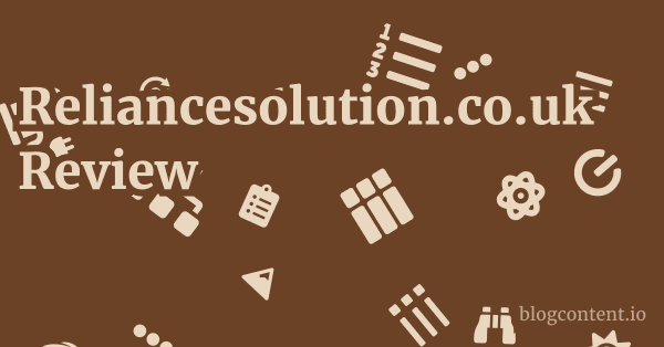 Reliancesolution.co.uk Review 1 by Partners