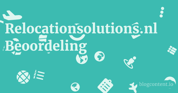 Relocationsolutions.nl Beoordeling 1 by Partners
