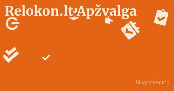 Relokon.lt Apžvalga 1 by Partners