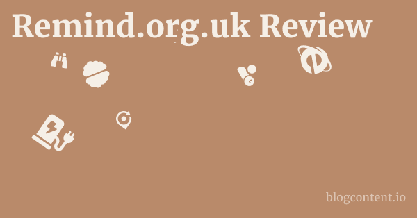 Remind.org.uk Review 1 by Partners