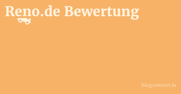 Reno.de Bewertung 1 by Partners