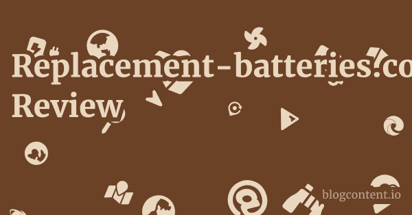 Replacement-batteries.co.uk Review 1 by Partners