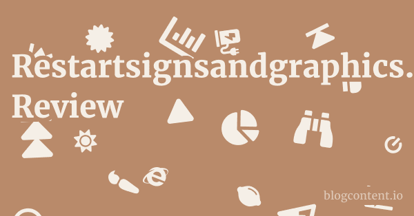 Restartsignsandgraphics.co.uk Review 1 by Partners
