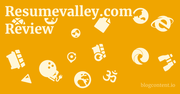 Resumevalley.com Review 1 by Partners