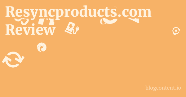 Resyncproducts.com Review 1 by Partners