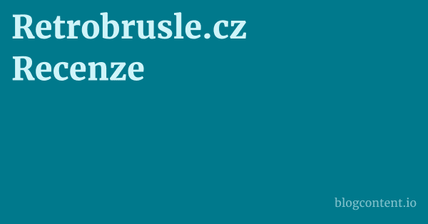 Retrobrusle.cz Recenze 1 by Partners