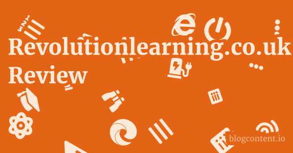 Revolutionlearning.co.uk Review 1 by Partners