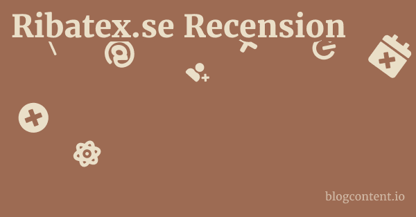 Ribatex.se Recension 1 by Partners