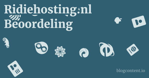 Ridiehosting.nl Beoordeling 1 by Partners