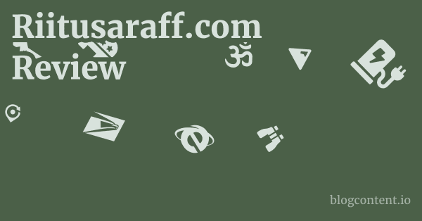 Riitusaraff.com Review 1 by Partners