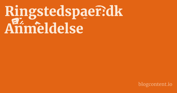 Ringstedspaer.dk Anmeldelse 1 by Partners