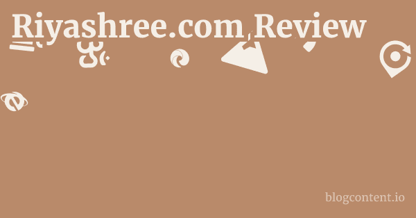 Riyashree.com Review 1 by Partners