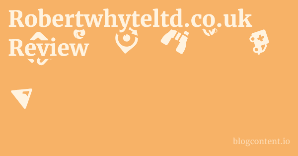 Robertwhyteltd.co.uk Review 1 by Partners
