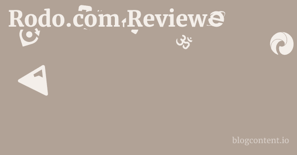 Rodo.com Review