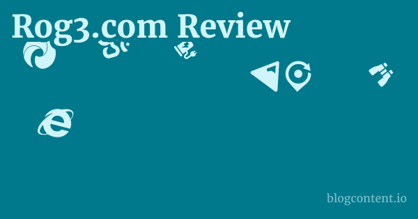Rog3.com Review 1 by Partners