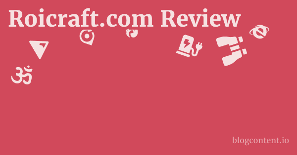 Roicraft.com Review 1 by Partners
