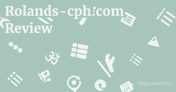 Rolands-cph.com Review 1 by Partners