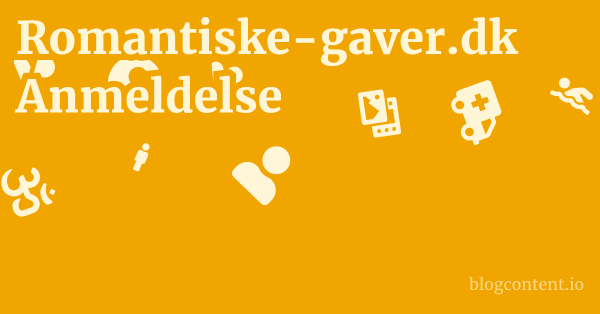 Romantiske-gaver.dk Anmeldelse 1 by Partners