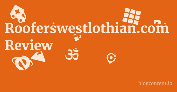 Rooferswestlothian.com Review 1 by Partners