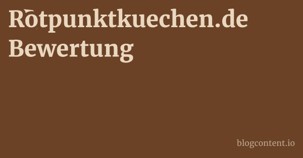 Rotpunktkuechen.de Bewertung 1 by Partners
