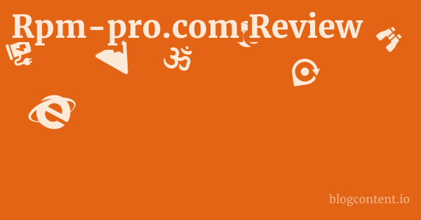 Rpm-pro.com Review