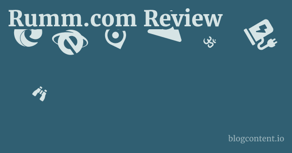 Rumm.com Review 1 by Partners