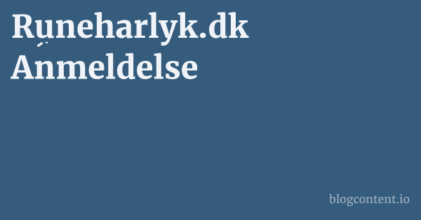 Runeharlyk.dk Anmeldelse 1 by Partners